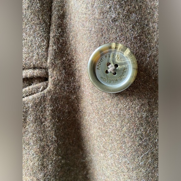 Anne Klein brown wool peacoat - Picture 7 of 7